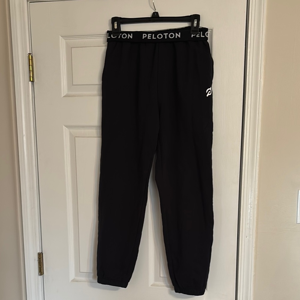 Peloton Black Track Pants with Relaxed Fit